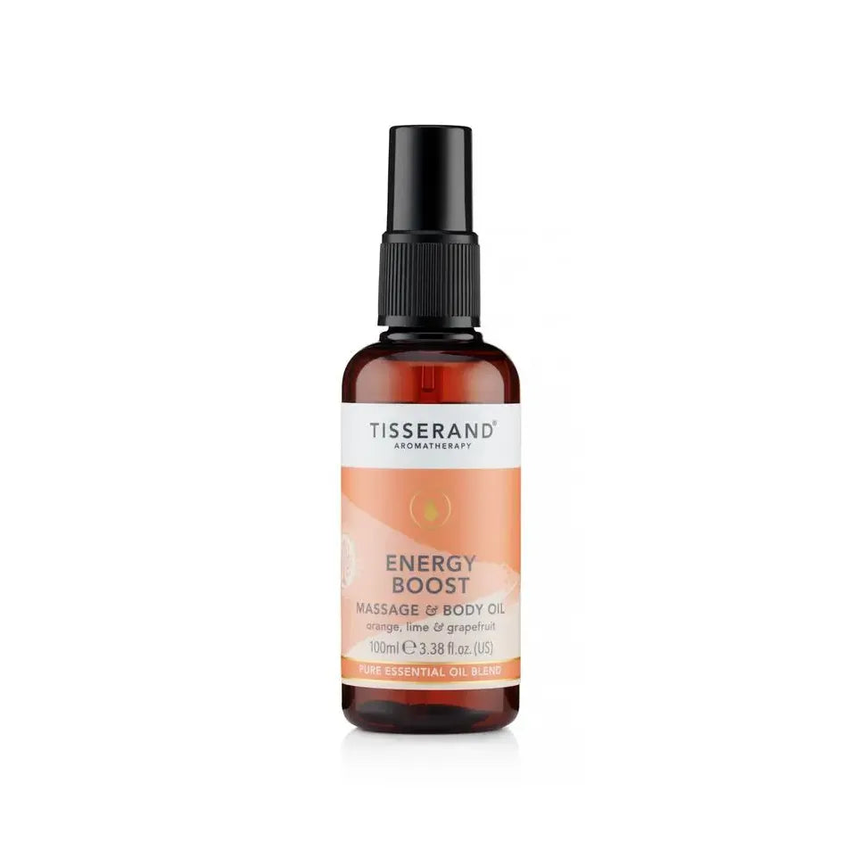 Tisserand Aromatherapy Massage & body olie energy boost 100 ml