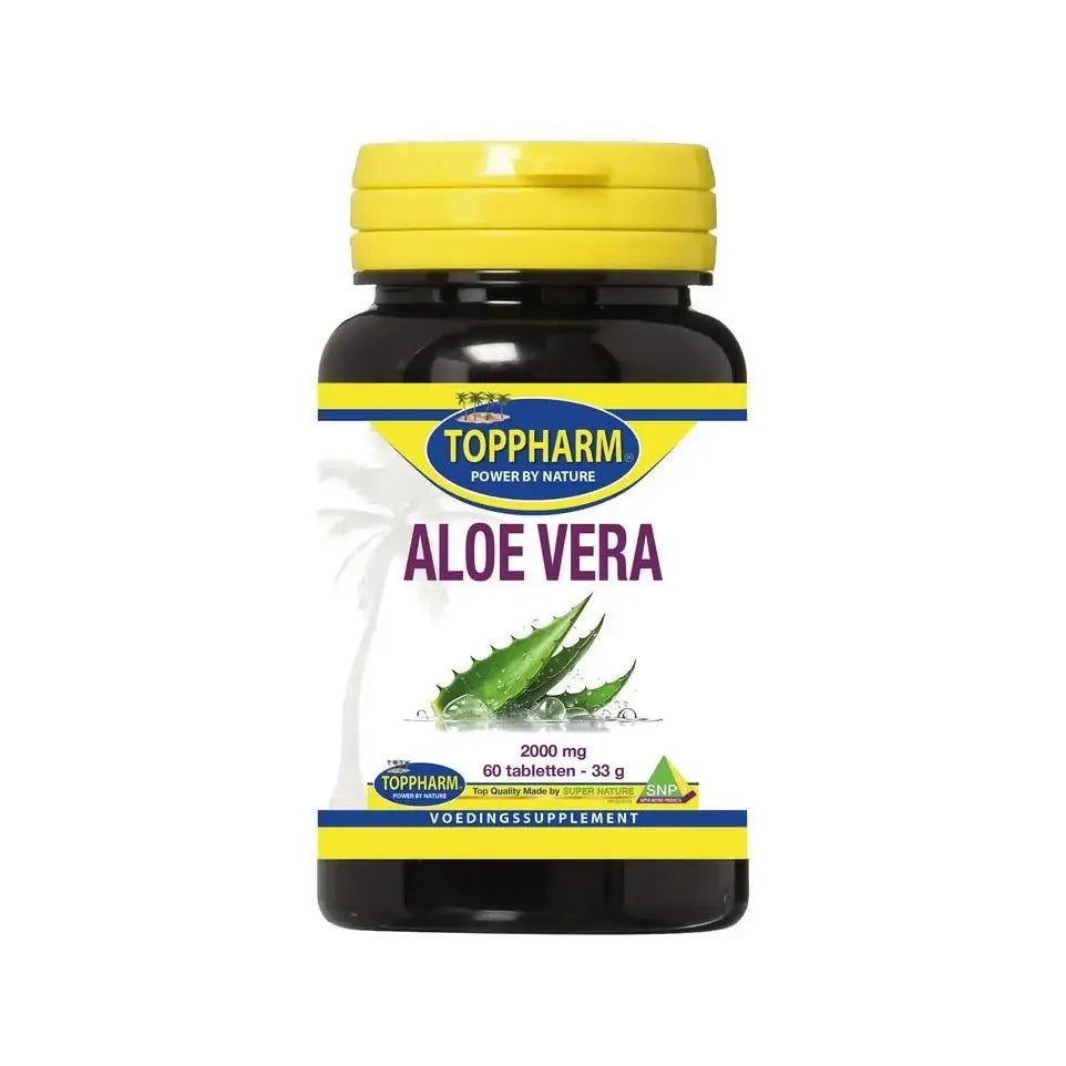Toppharm Aloe vera 2000 mg 60 tabletten