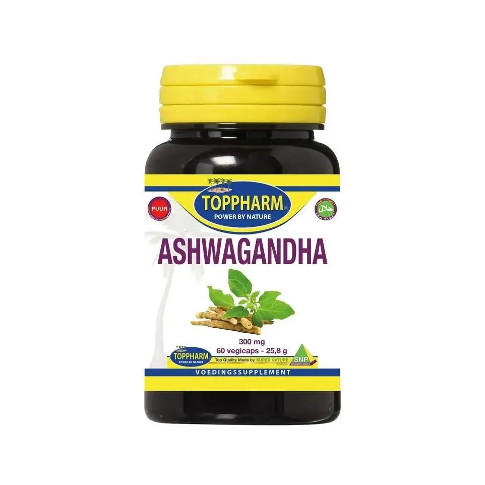 Toppharm Ashwagandha 300 mg puur 60 vcaps