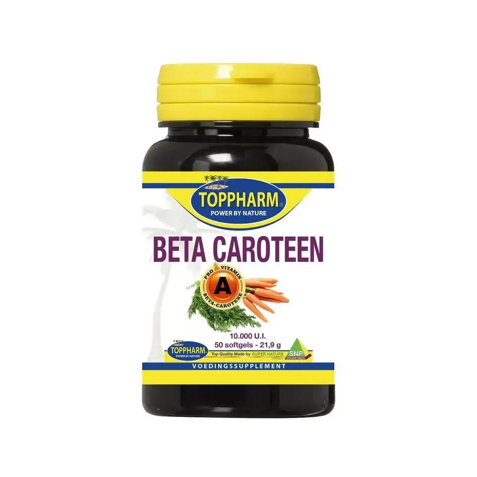 Toppharm Beta caroteen 50 softgels