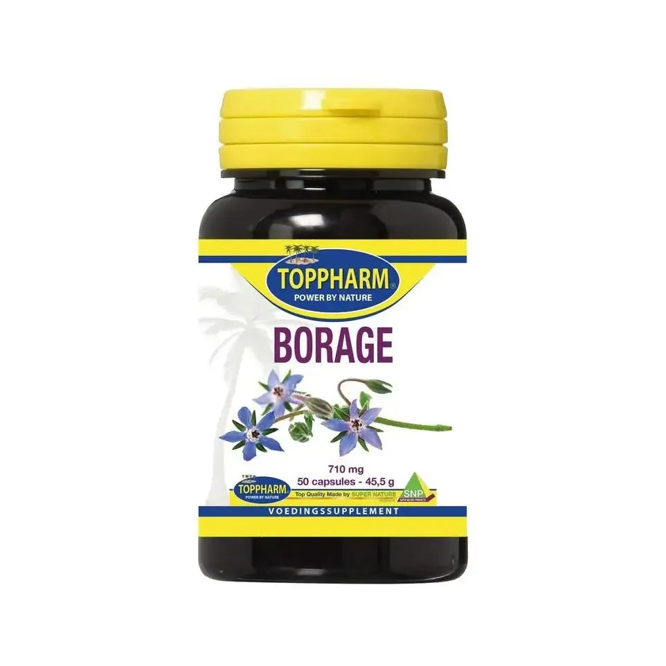 Toppharm Borage olie 50 softgels