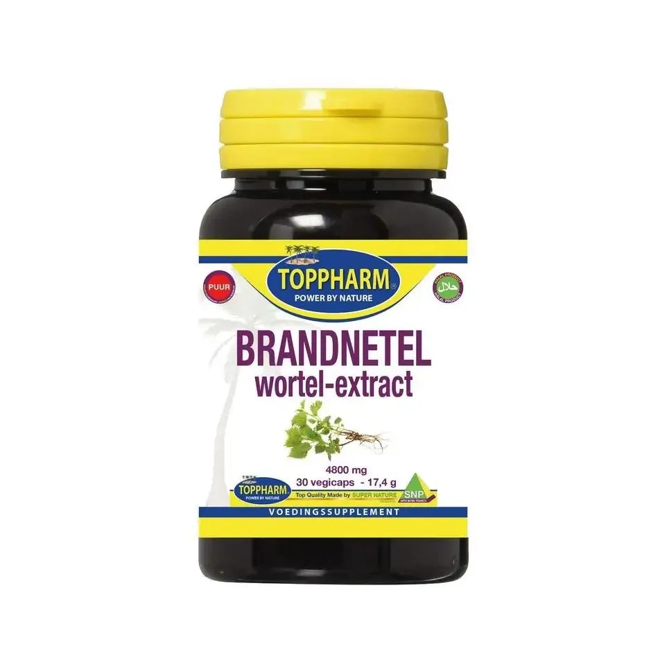 Toppharm Brandnetel wortel extract 30 vcaps