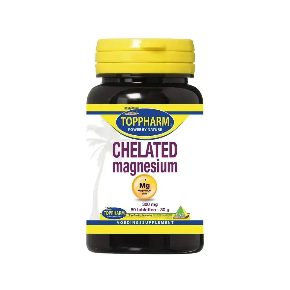 Toppharm Chelated Magnesium 300 mg 50 tabletten