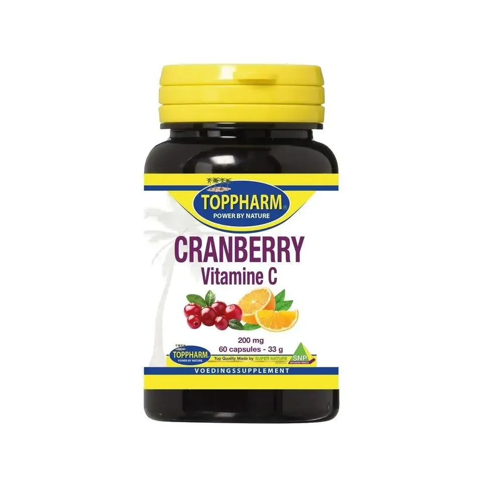 Toppharm Cranberry en Vitamine C 60 capsules