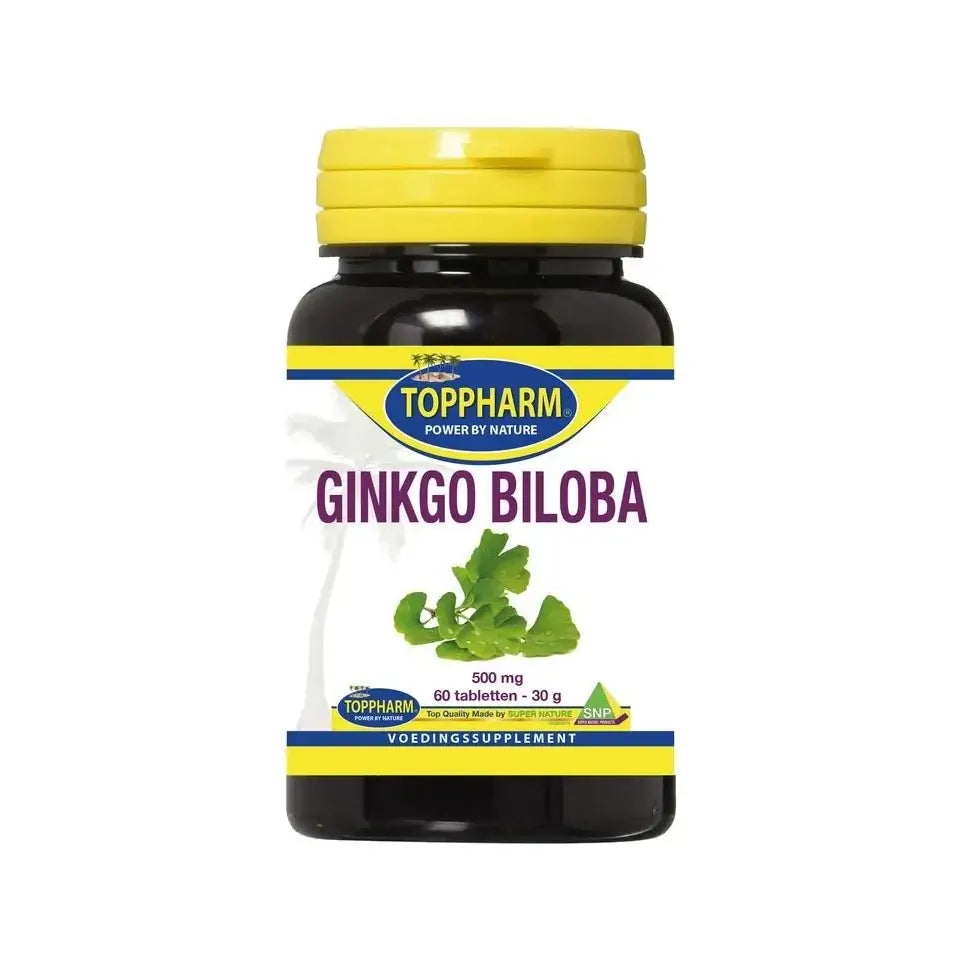 Toppharm Ginkgo Biloba 500 mg 60 tabletten
