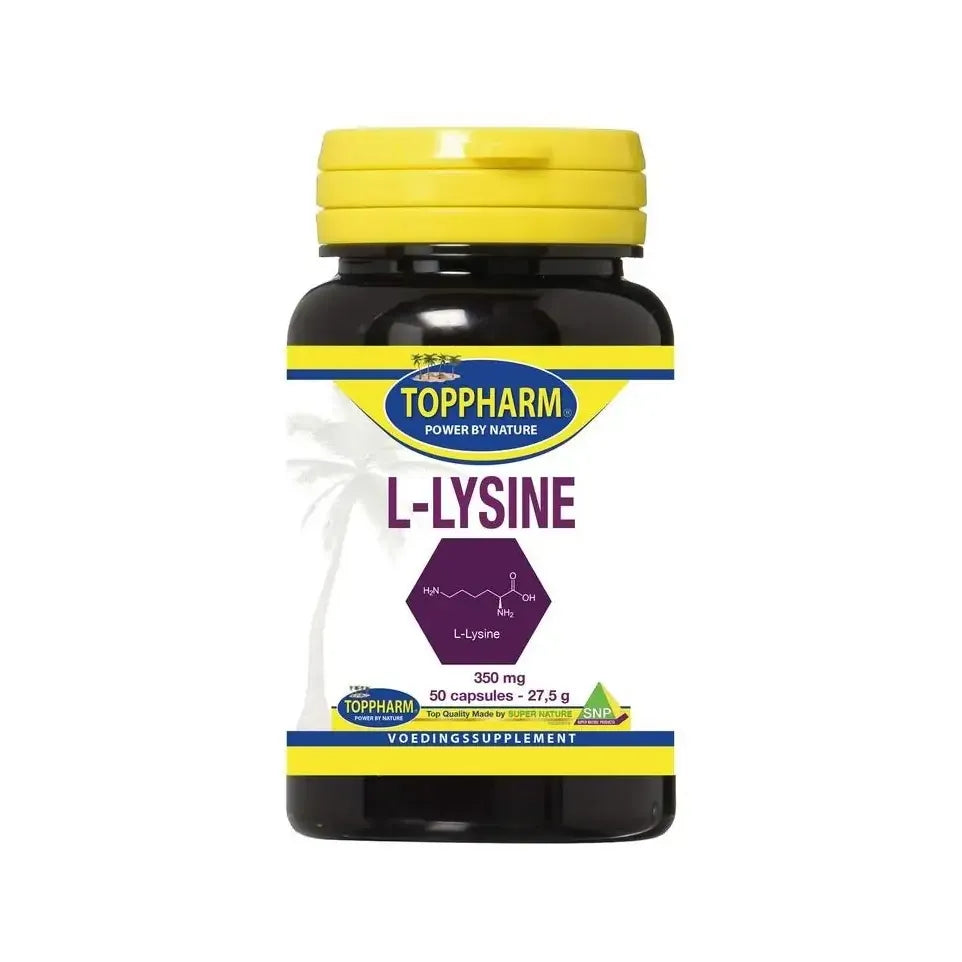 Toppharm L-lysine 350 mg 50 capsules