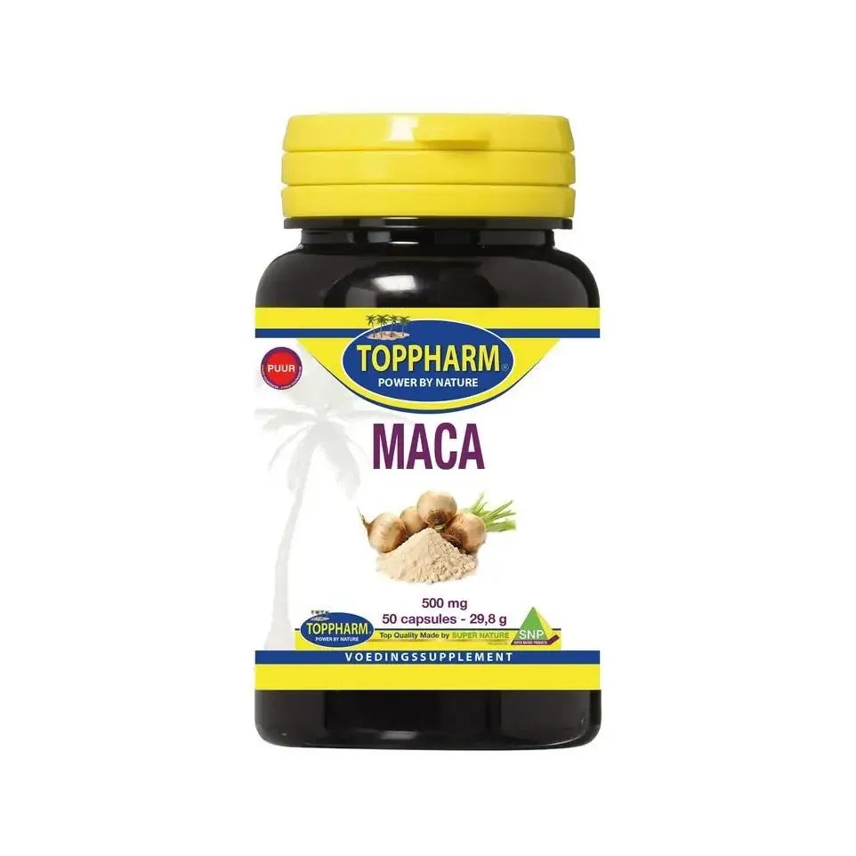 Toppharm Maca 500 mg puur 50 capsules