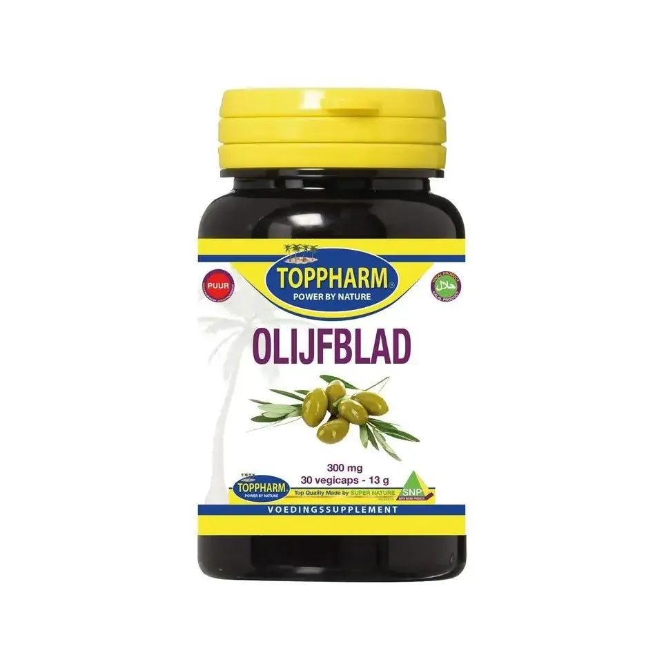 Toppharm Olijfblad puur 30 vcaps