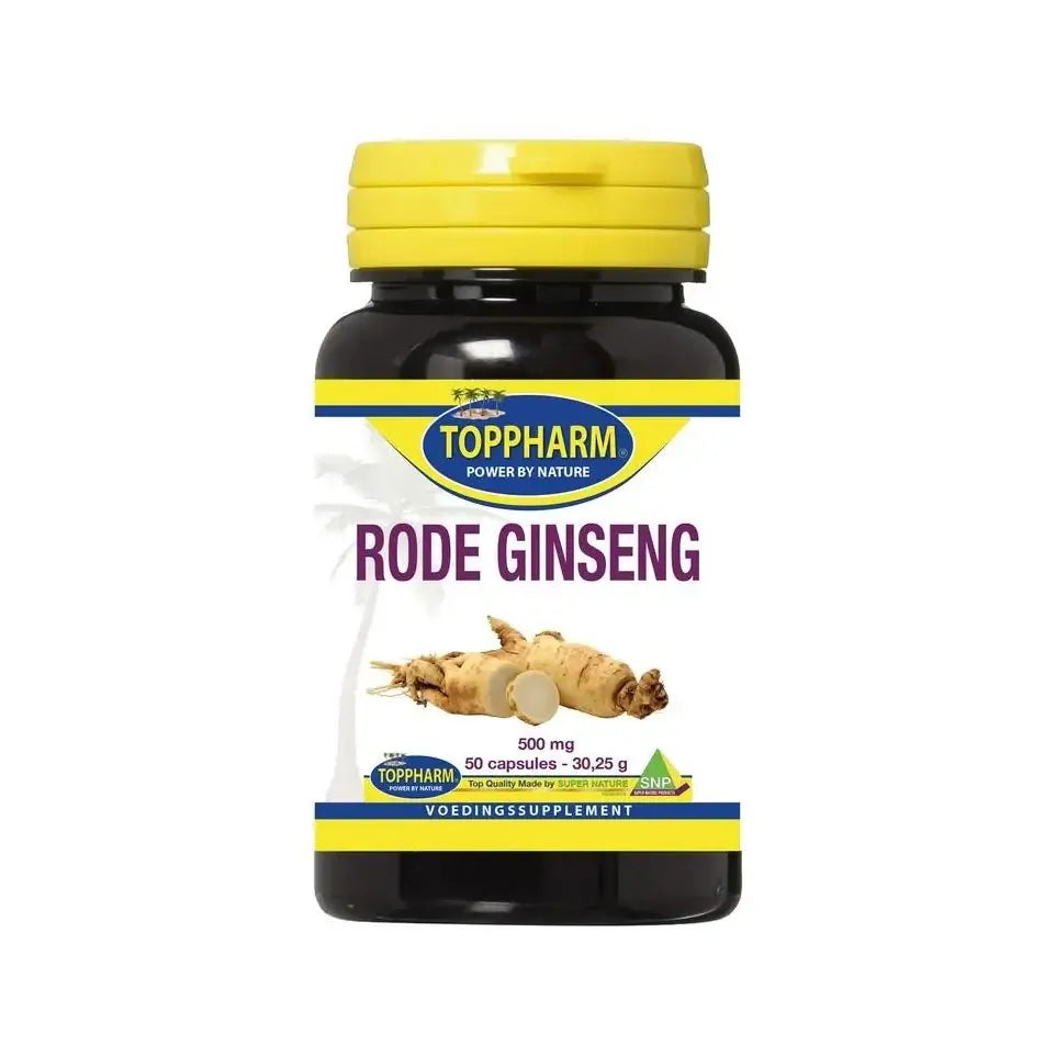 Toppharm Rode ginseng 500 mg 50 capsules