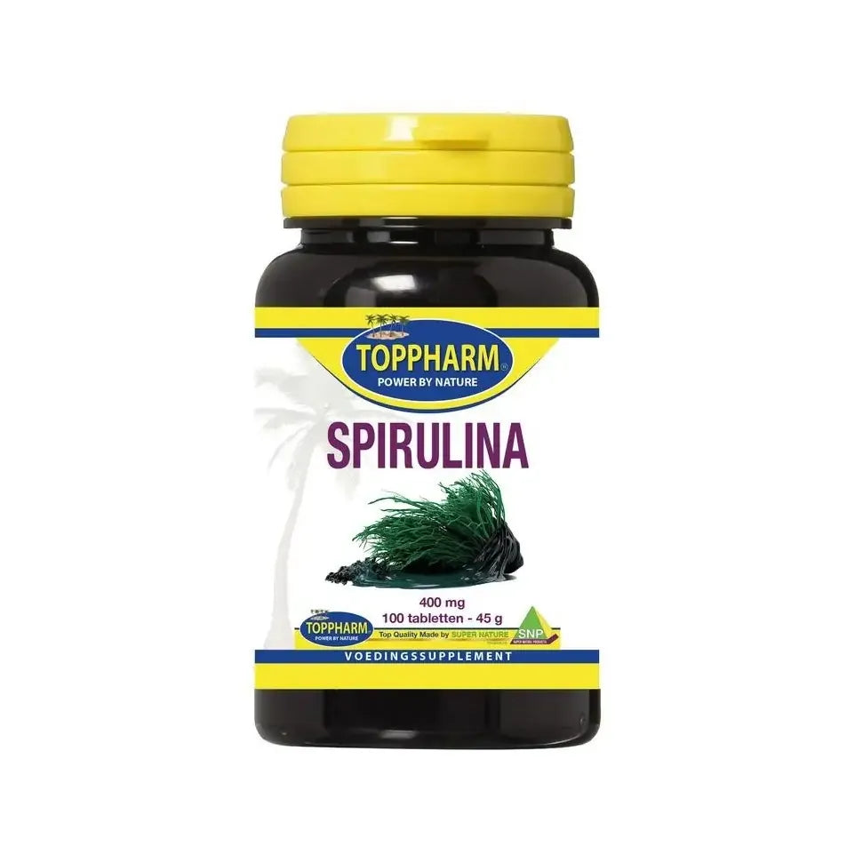 Toppharm Spirulina 400 mg 100 tabletten