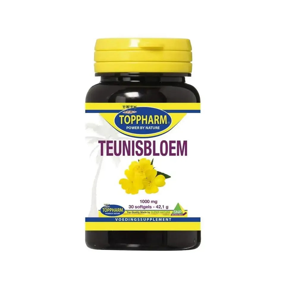 Toppharm Teunisbloem 1000 mg 30 softgels