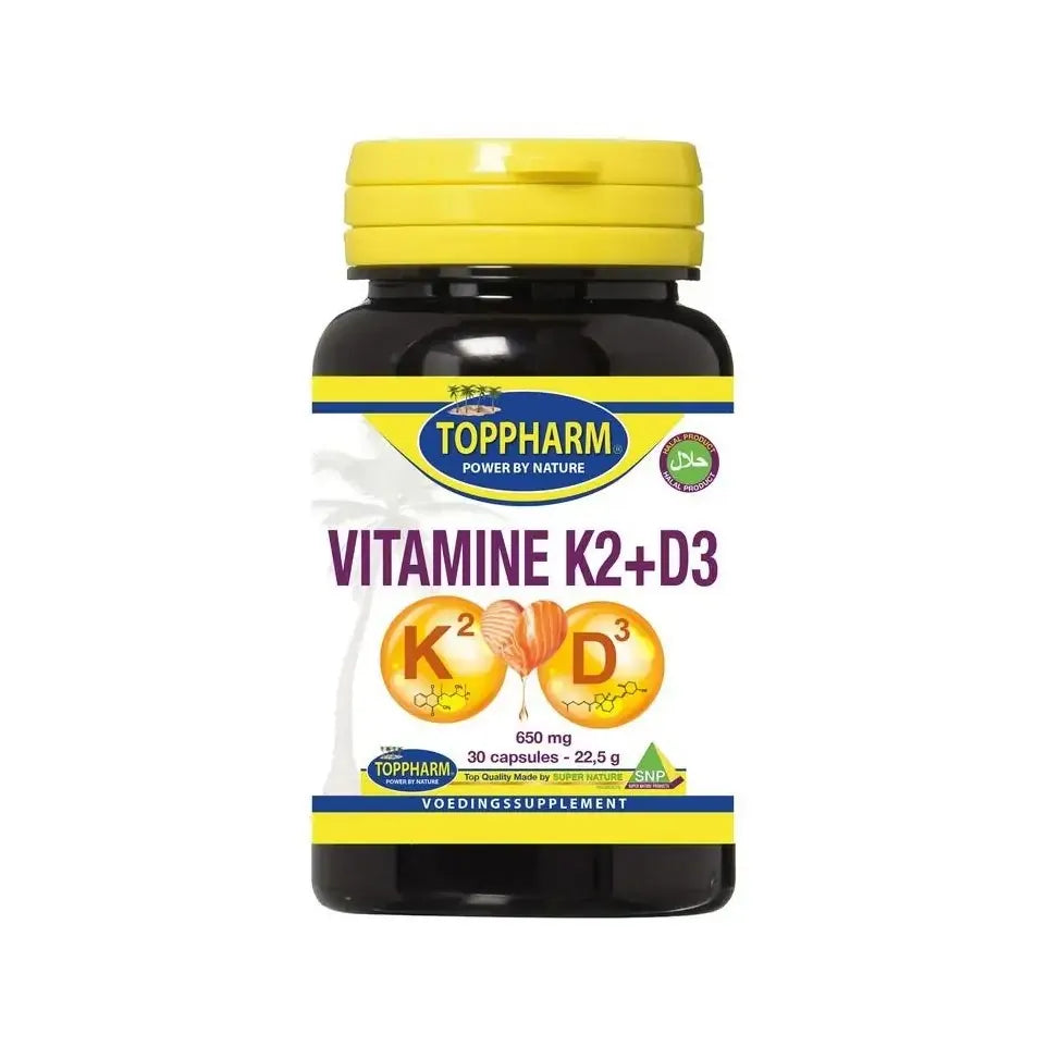 Toppharm Vitamine k2 d3 30 softgels
