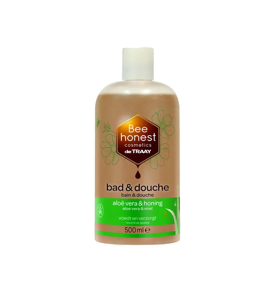 Traay Bee Honest Bad / douche aloe vera / honing 500 ml