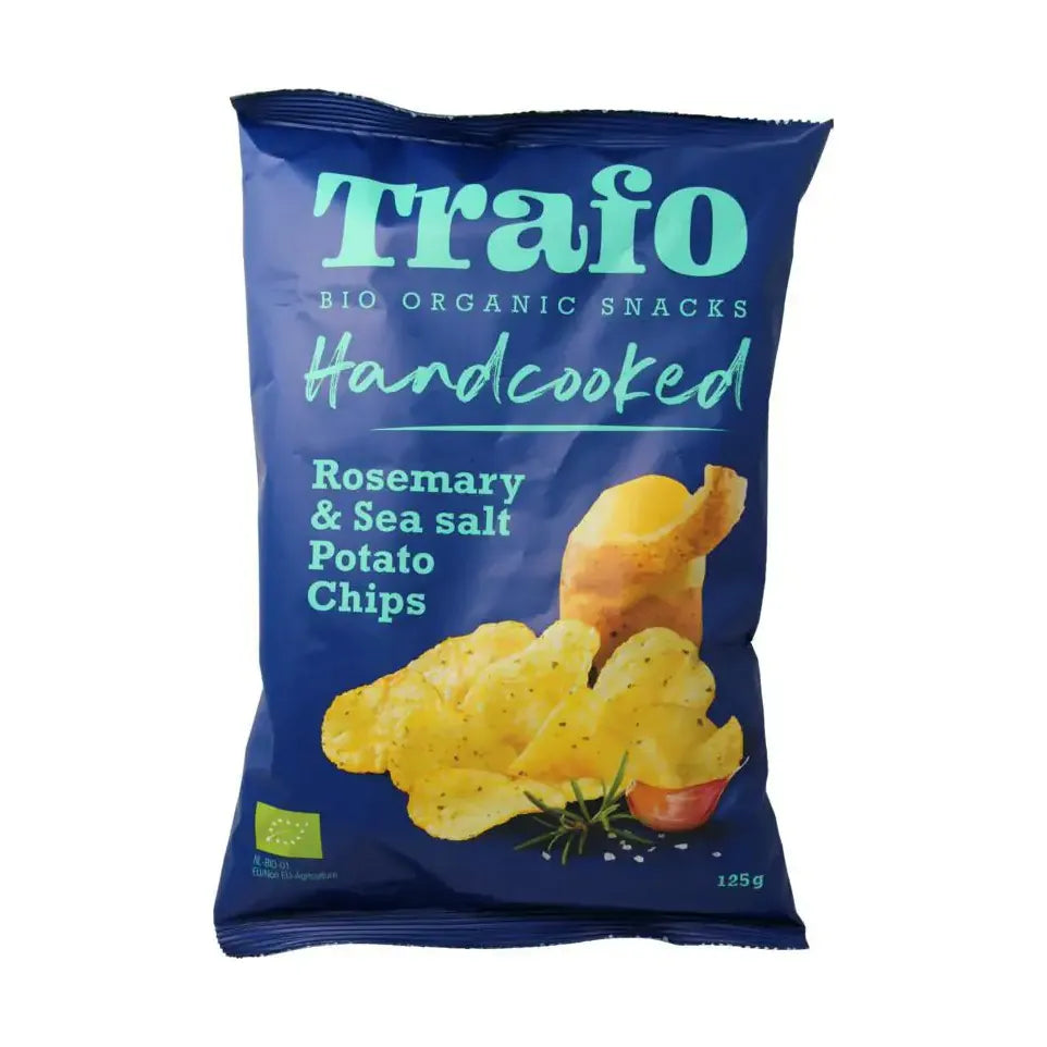 Trafo Chips handcooked rozemarijn himalaya zout 125 gram