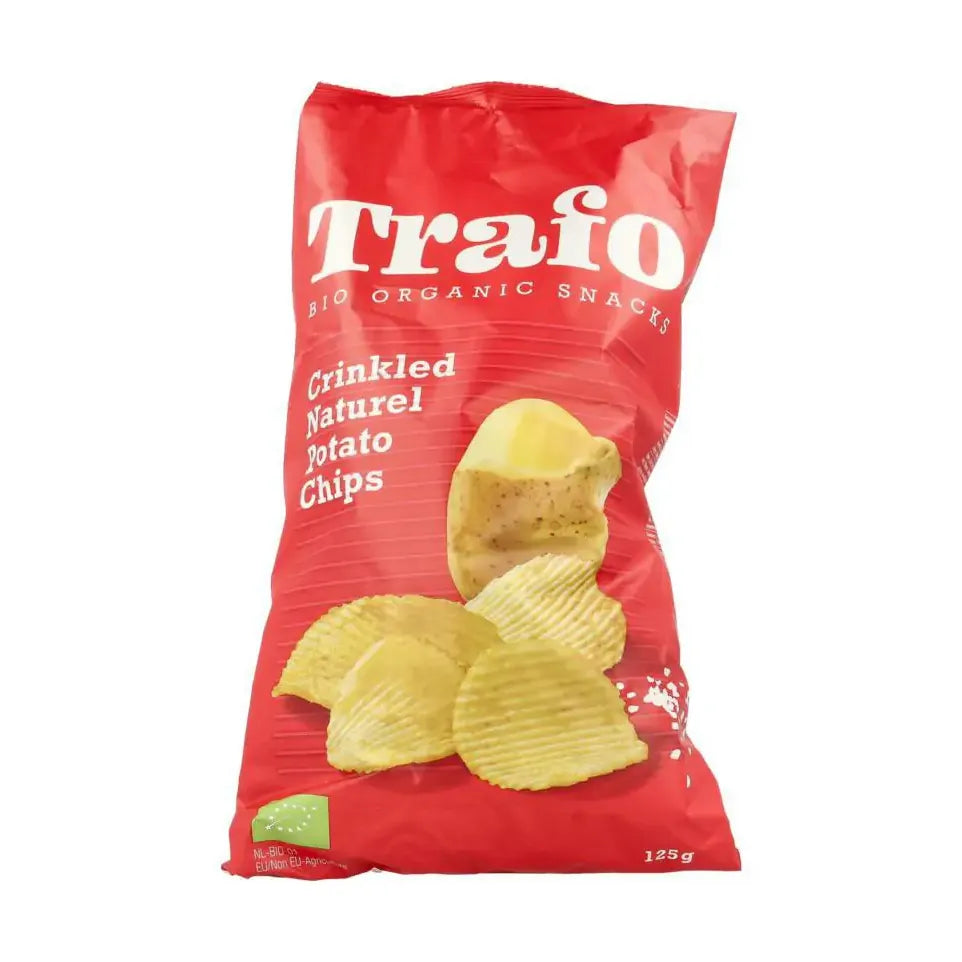 Trafo Ribbelchips gezouten 125 gram