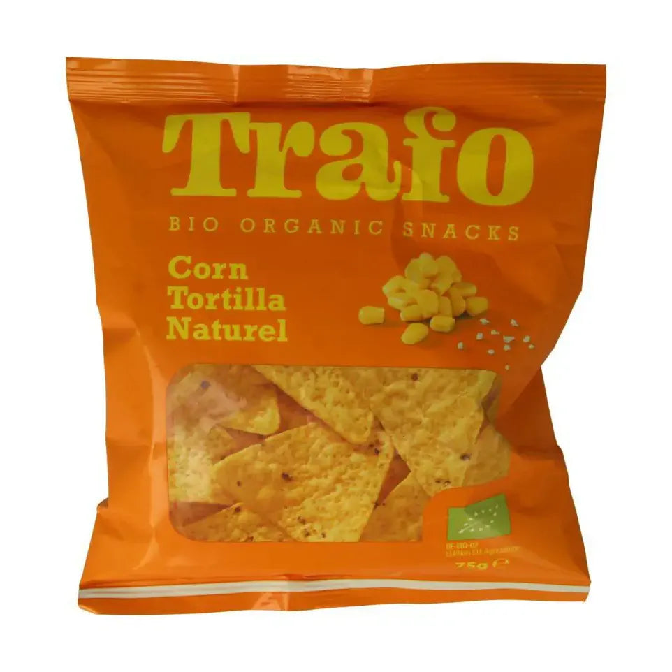 Trafo Tortilla chips naturel biologisch 75 gram