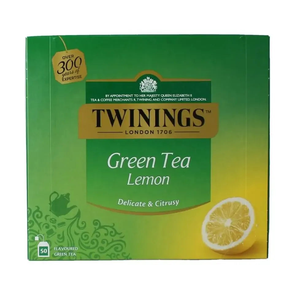 Twinings Green lemon envelop 50 zakjes
