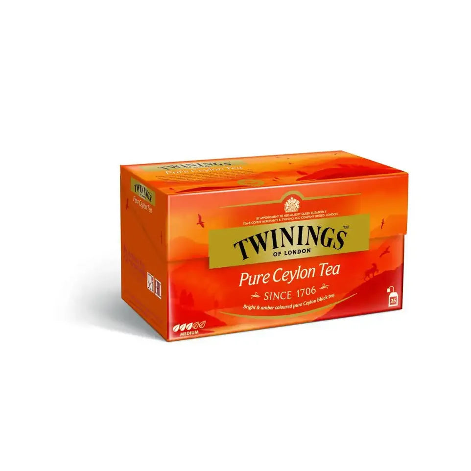 Twinings Pure ceylon tea 25 zakjes