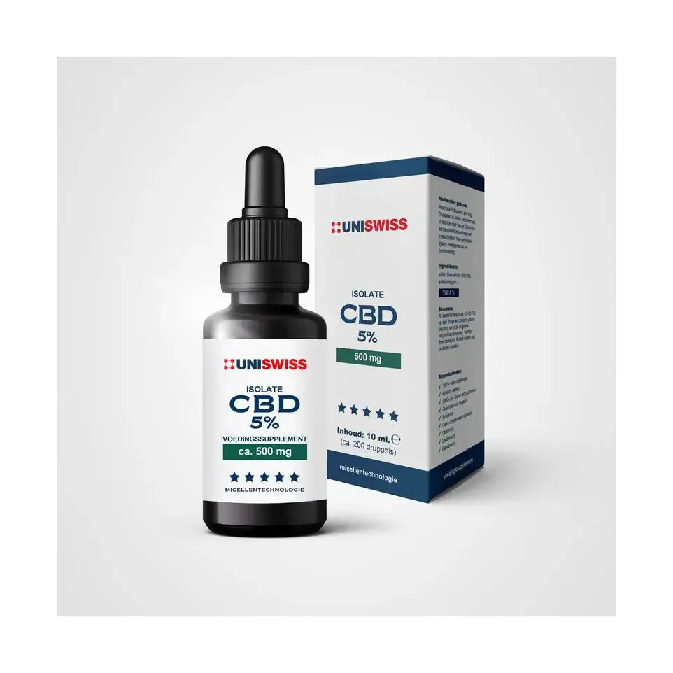 Uniswiss CBD-Isolaat 5% 10 ml