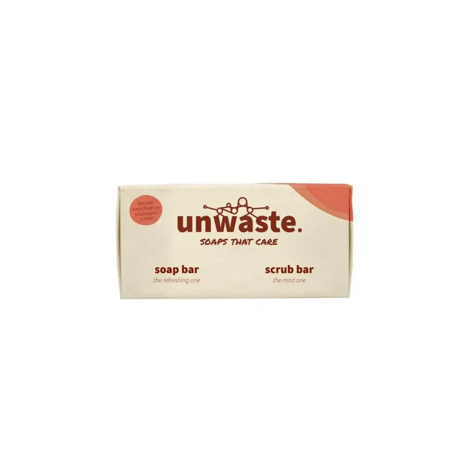 Unwaste Duopack soapbar scrubbar