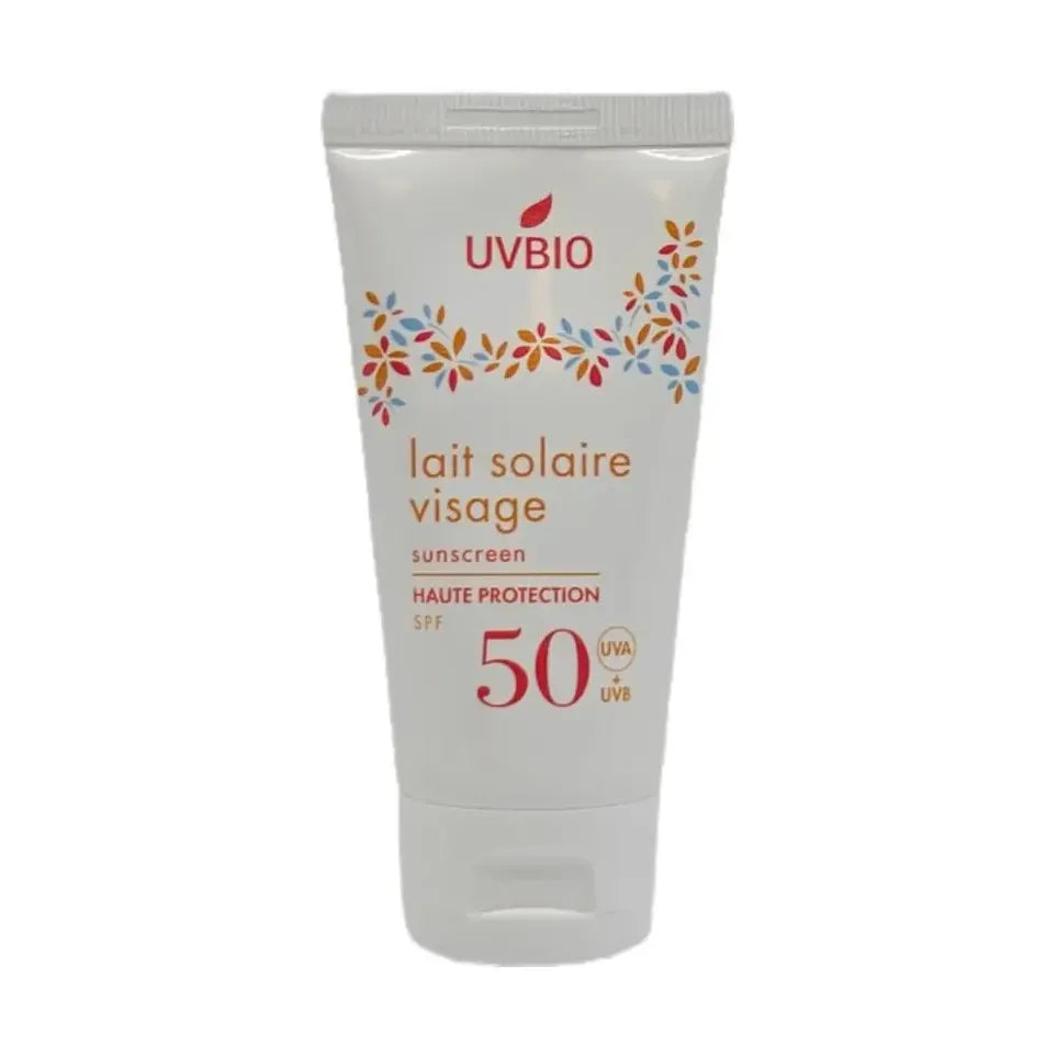 Uvbio Sunscreen face tube SPF50 bio 50 ml