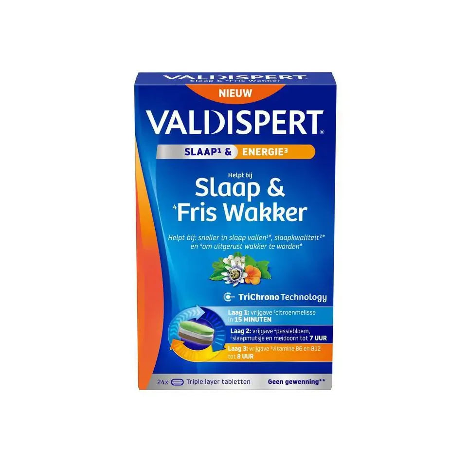 Valdispert slaap & fris wakker 24 tabletten