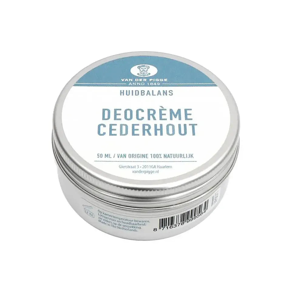 Van der Pigge Huidbalans deocreme ceder 50 ml