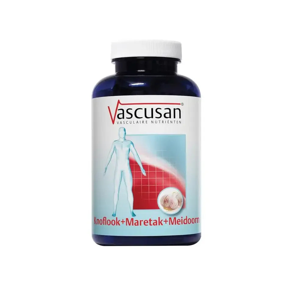 Vascusan Knoflook maretak meidoorn 240 capsules