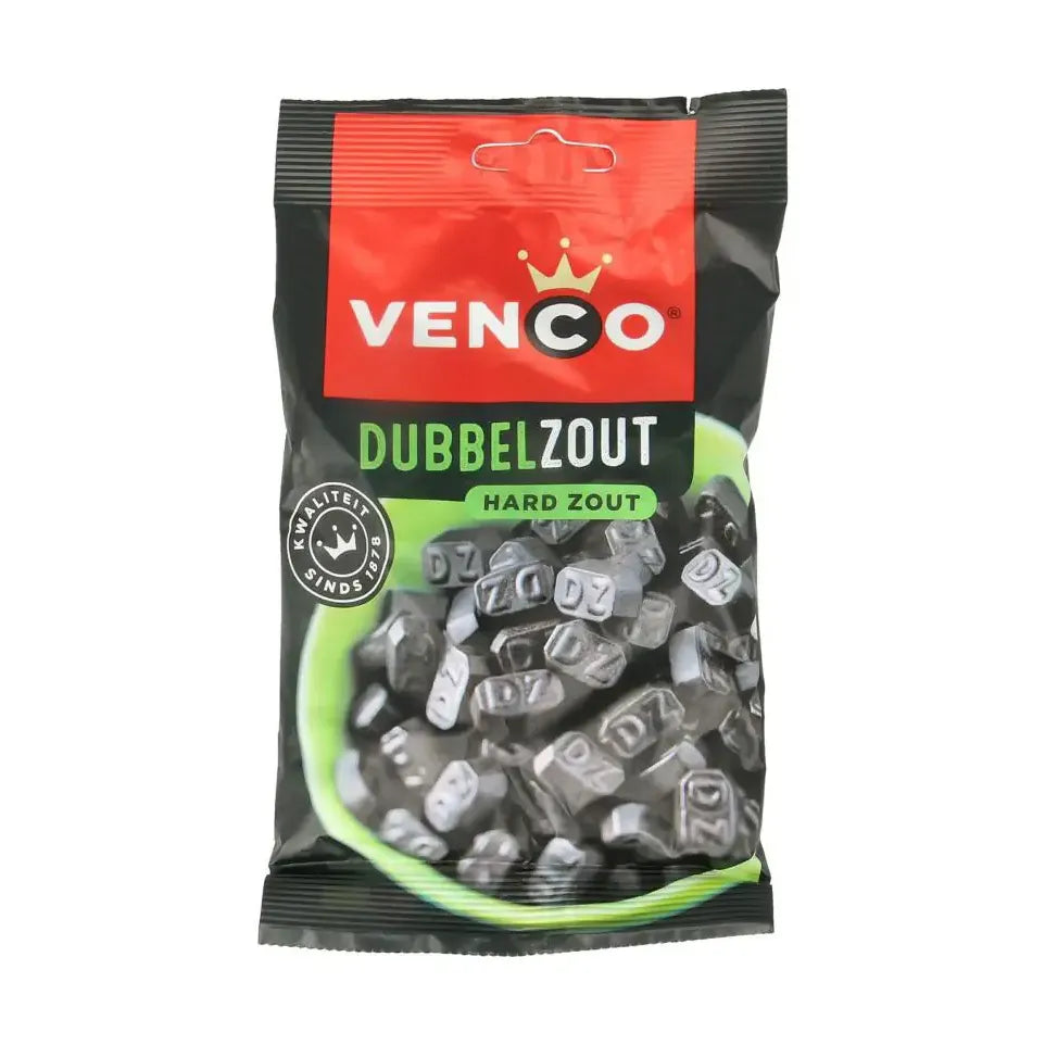 Venco Dubbel zoute drop 120 gram