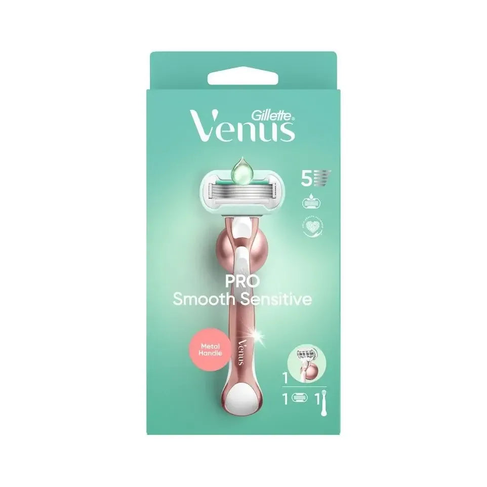 Venus Razor Gold Venus deluxe smooth sensitive rosegold razor