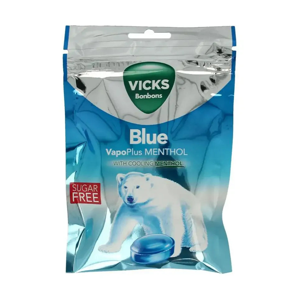 Vicks Blue menthol bag 72 pastilles