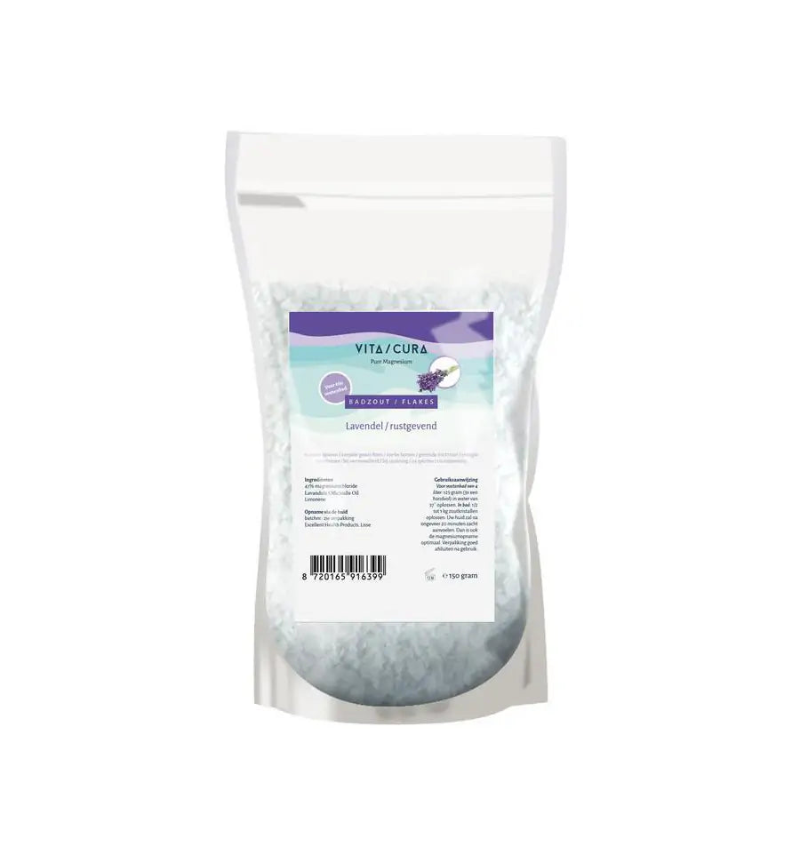 Vitacura Magnesium zout flakes lavendel 150 gram