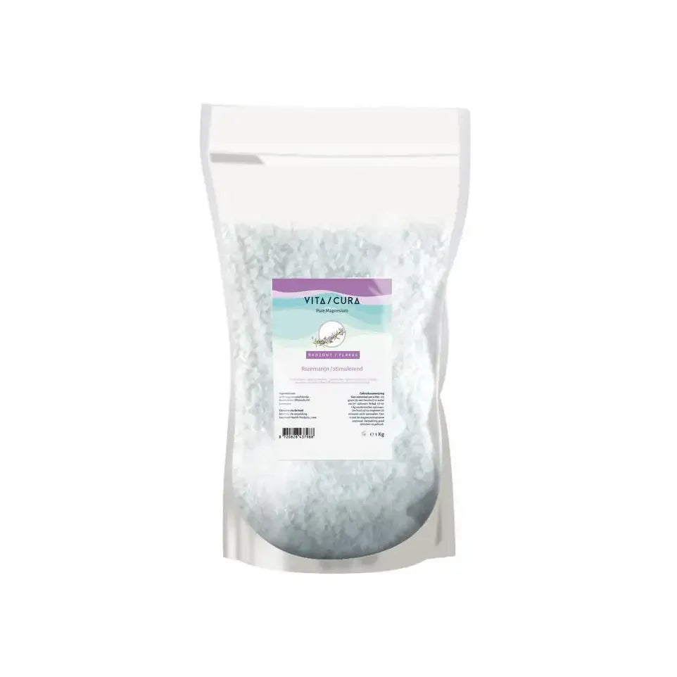 Vitacura manesium zout flakes rozemar 1 kg