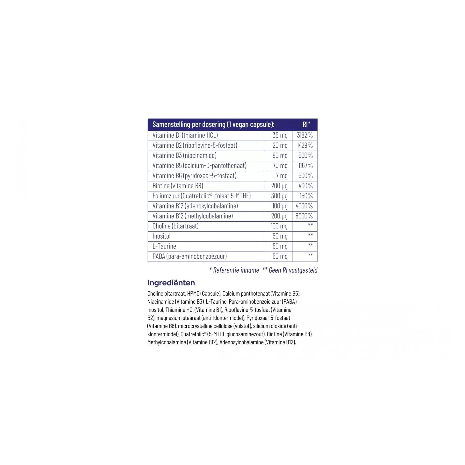Vitakruid B-Complex actief 90 vcaps
