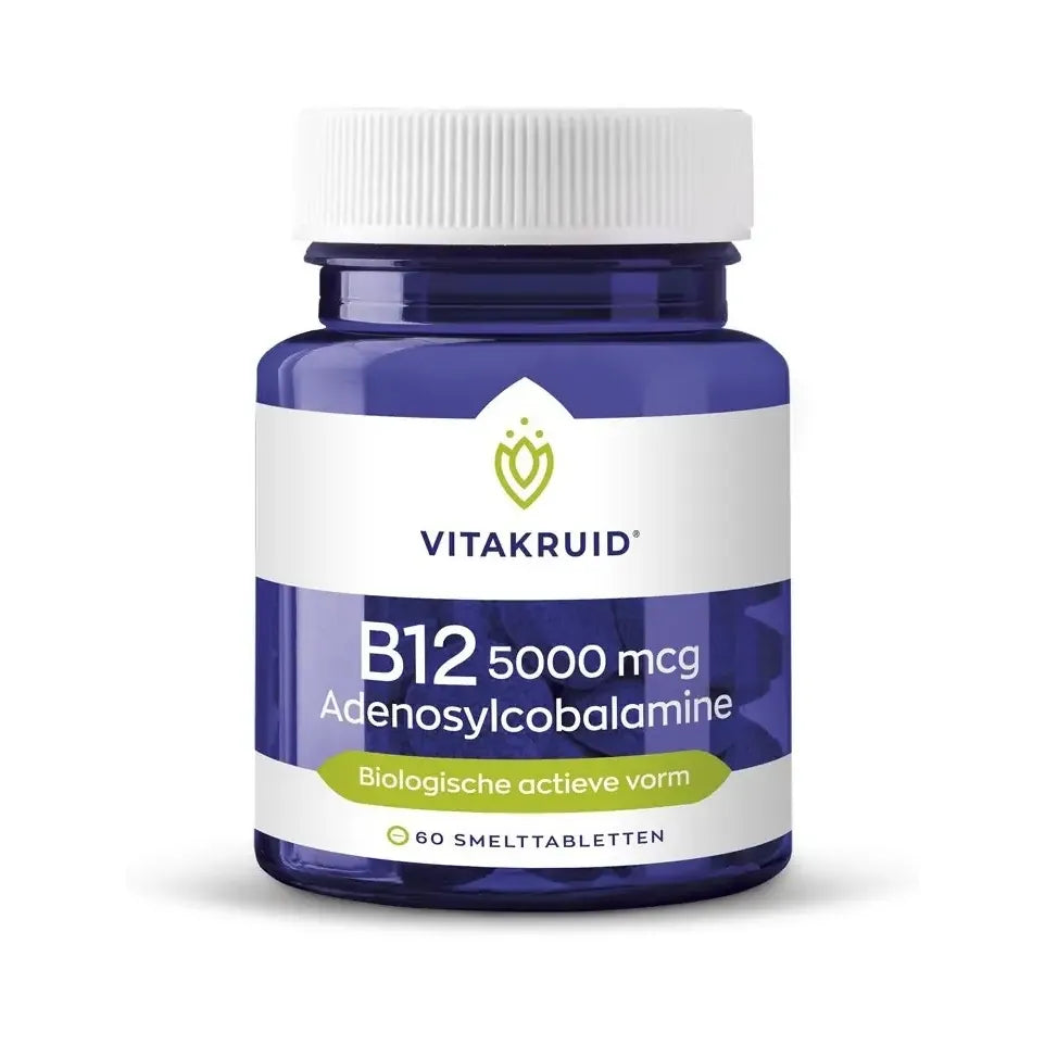 Vitakruid B12 5000 mcg adenosylcobalamine 60 tabletten