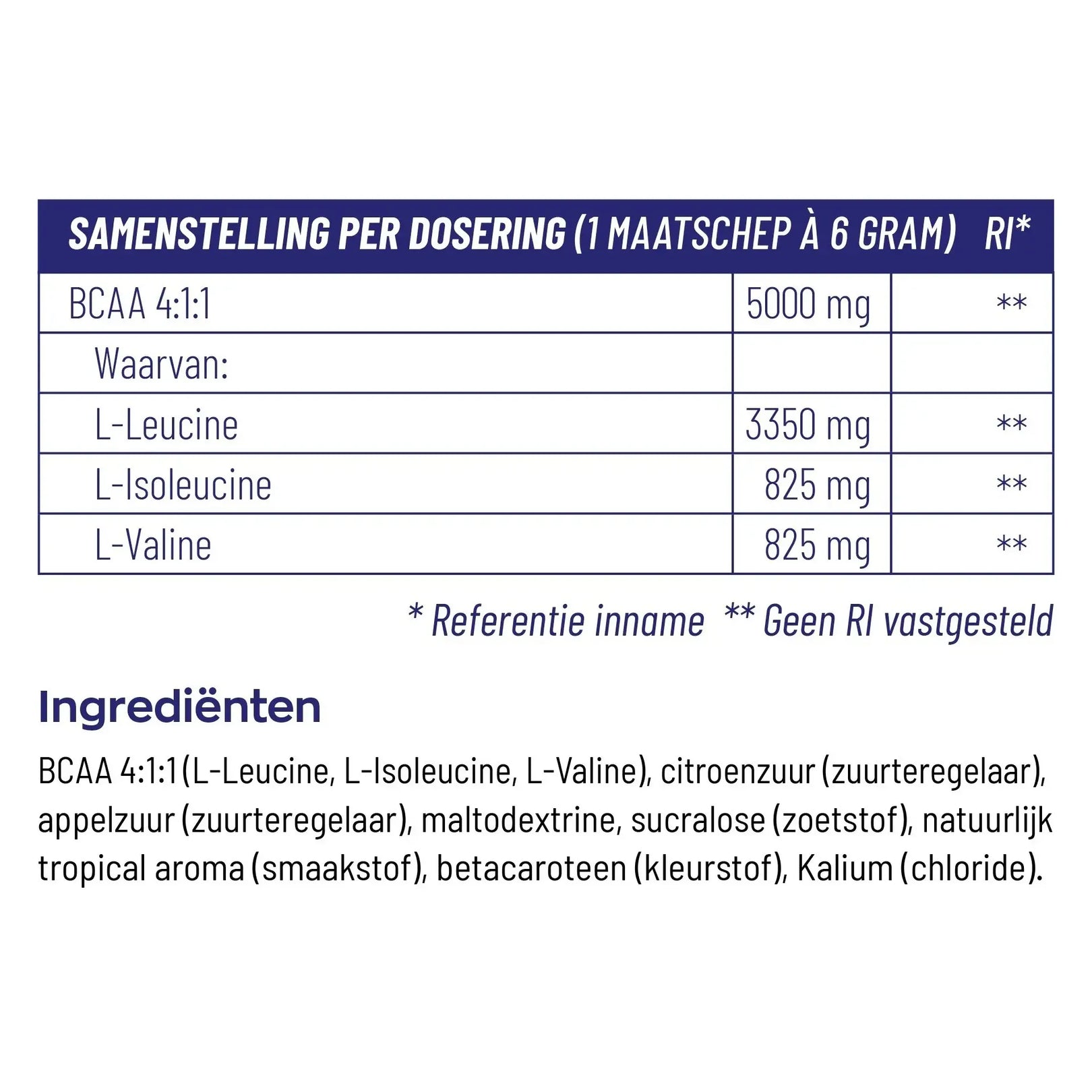 Vitakruid BCAA 4:1:1 540 gram