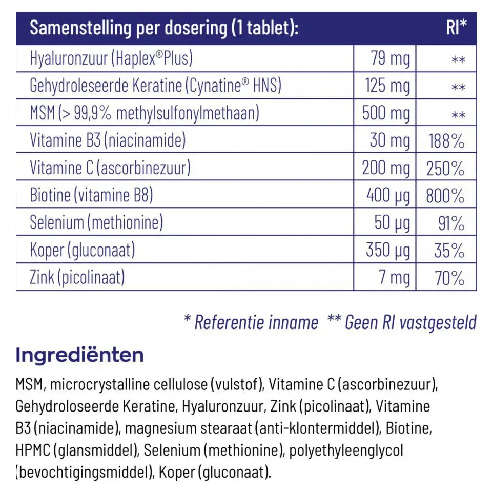 Vitakruid Beautycomplex 60 tabletten