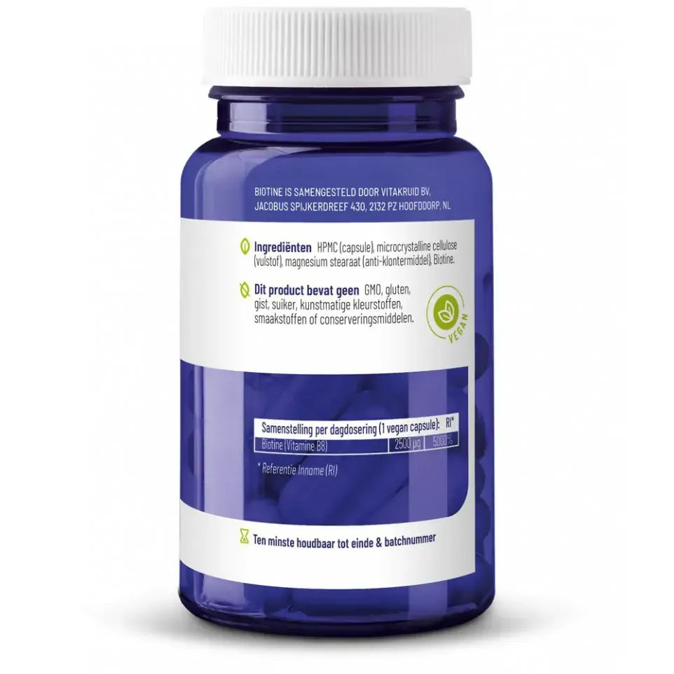 Vitakruid Biotine 2500 mcg 90 vcaps