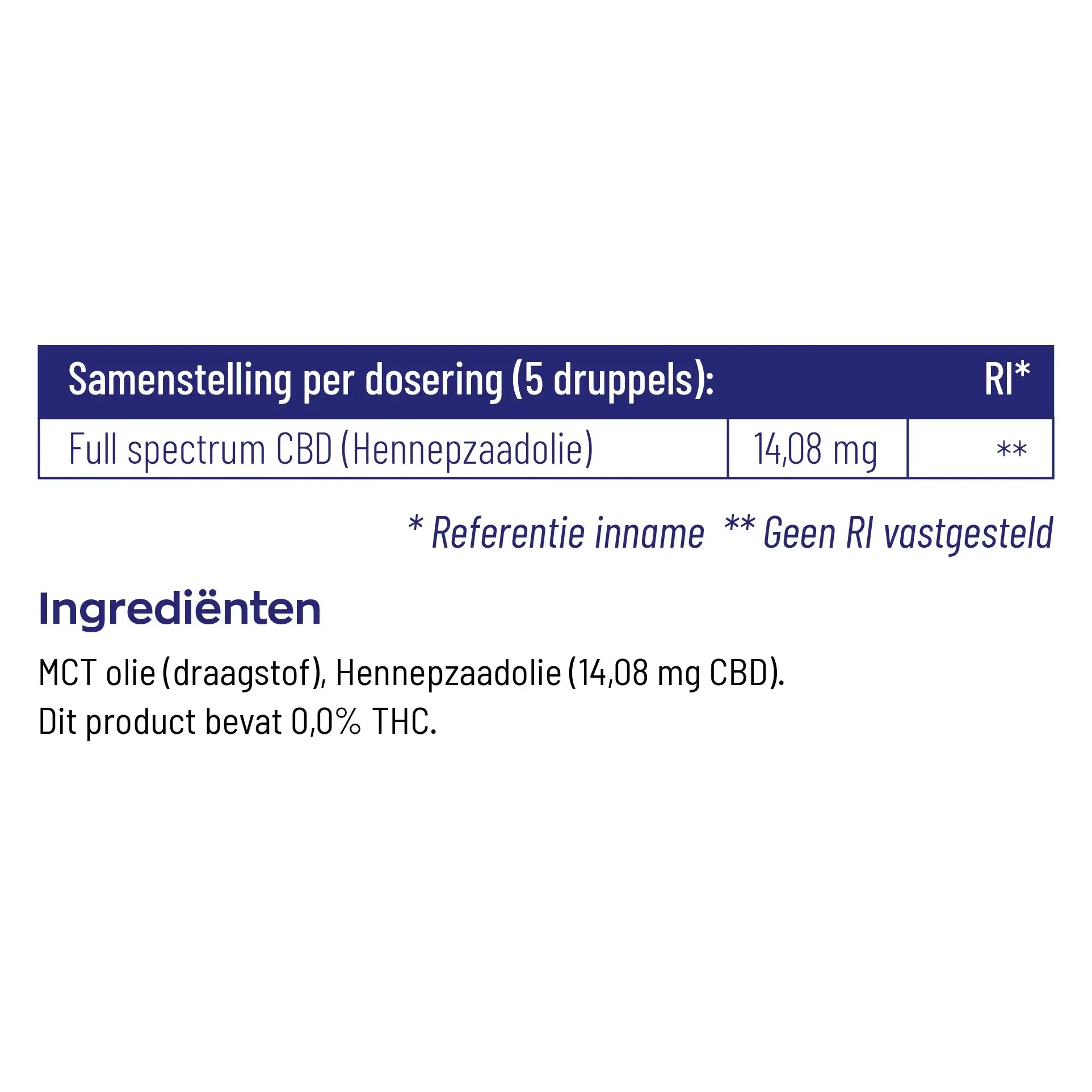 Vitakruid CBD olie 10% full spectrum 10 ml