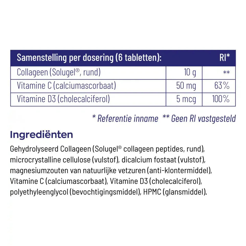 Vitakruid Collageen Solugel 175 tabletten