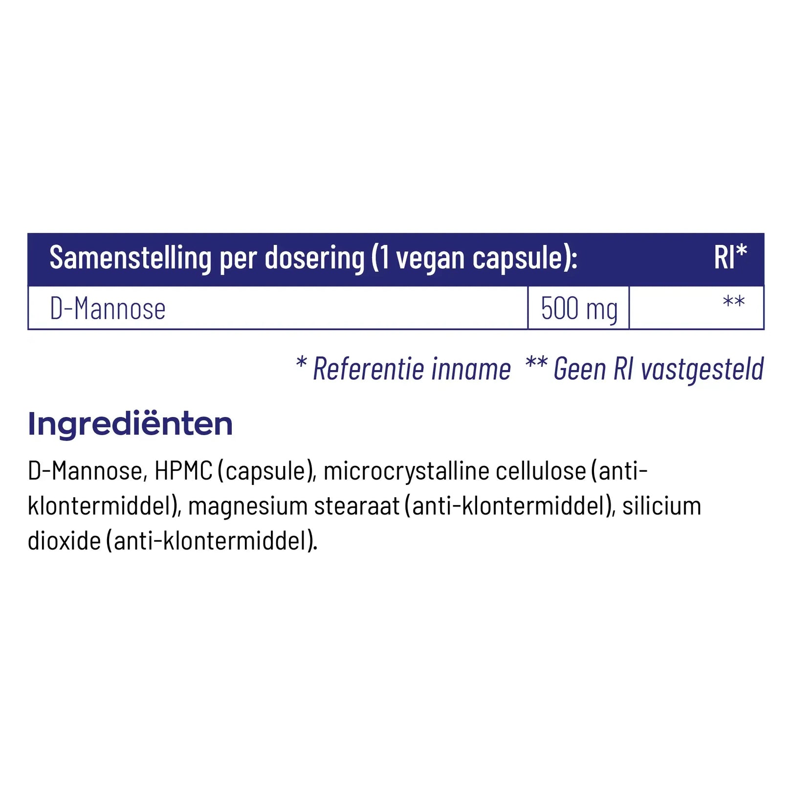 Vitakruid D-Mannose 90 capsules