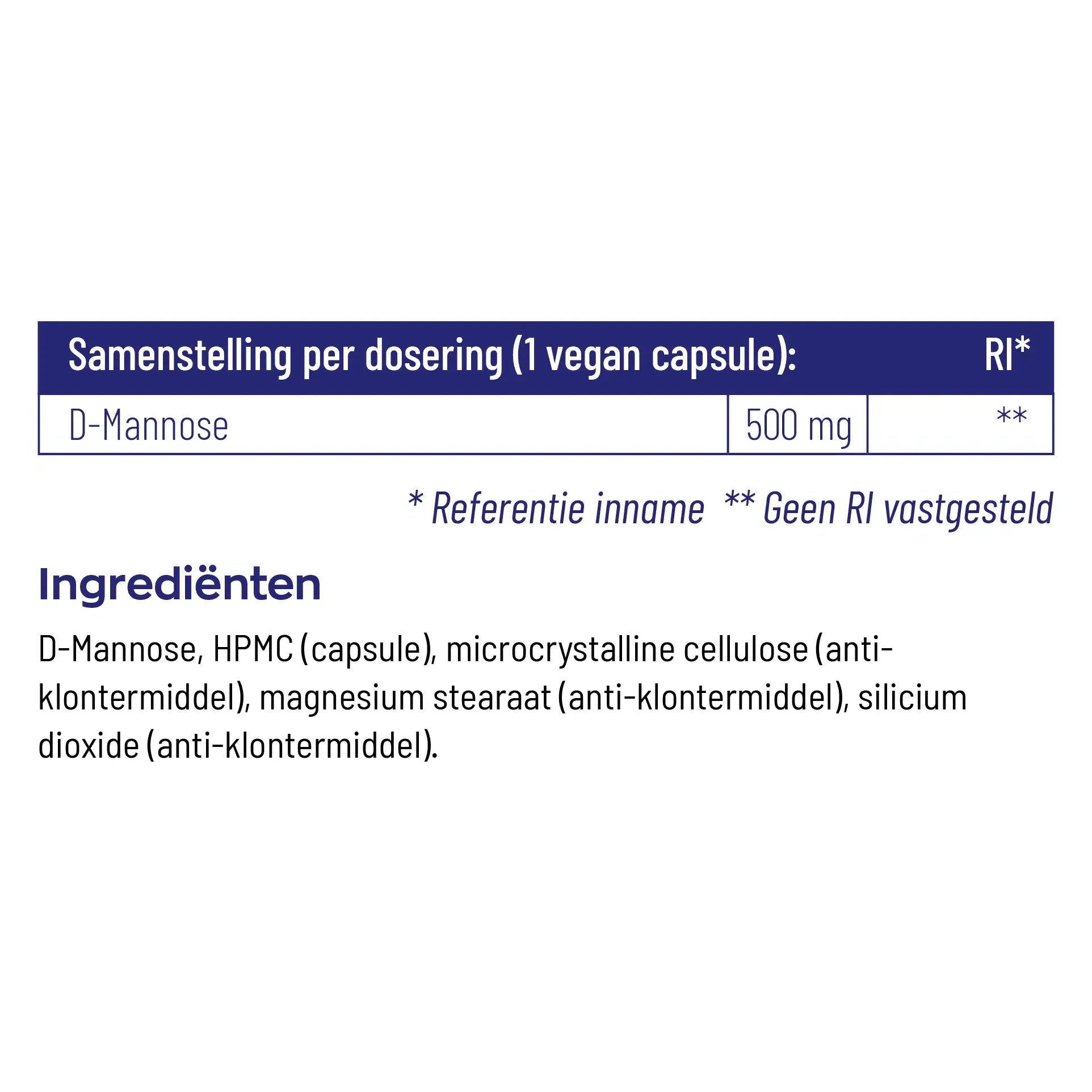 Vitakruid D-Mannose 90 capsules