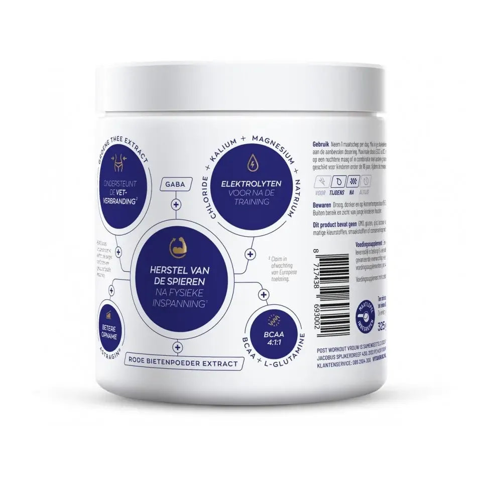 Vitakruid Elite Post Workout Vrouw 325 gram