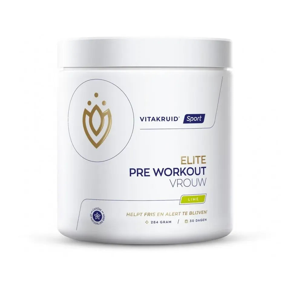 Vitakruid Elite Pre Workout Vrouw 284 gram