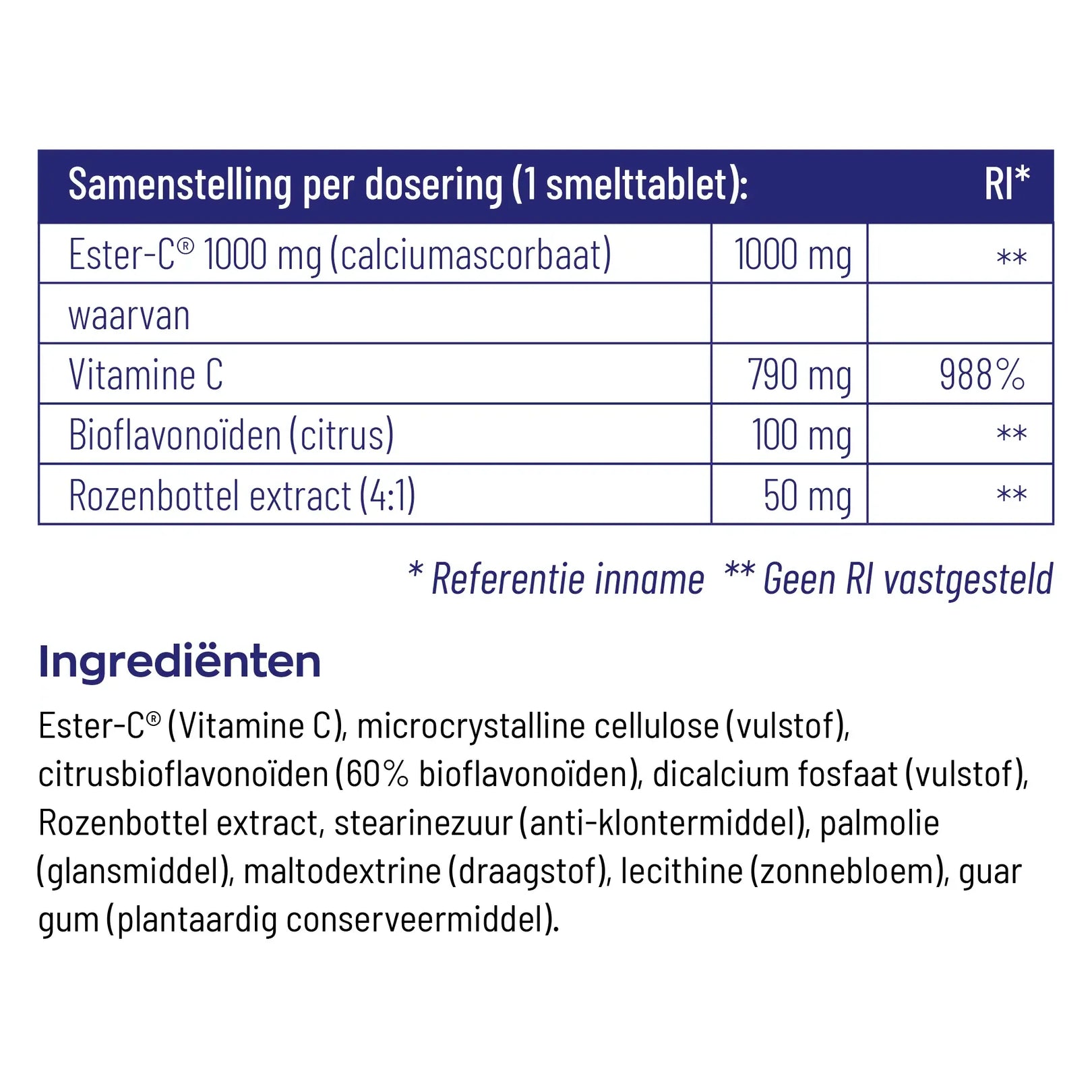 Vitakruid Ester C 1000 mg 90 tabletten