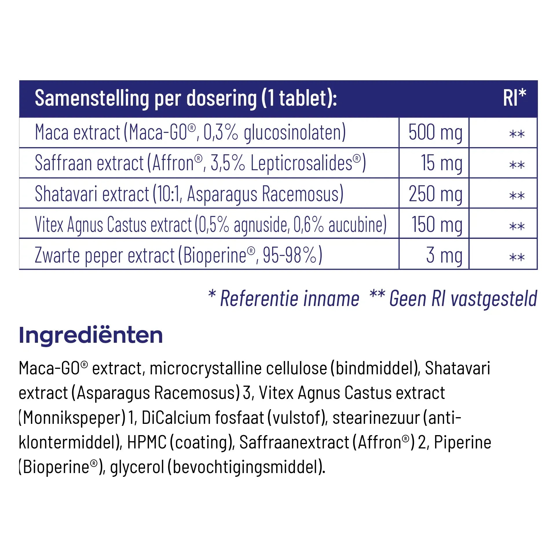 Vitakruid Femme Hormoonsupport voor de vrouw 60 tabletten kopen (afbeelding 4)