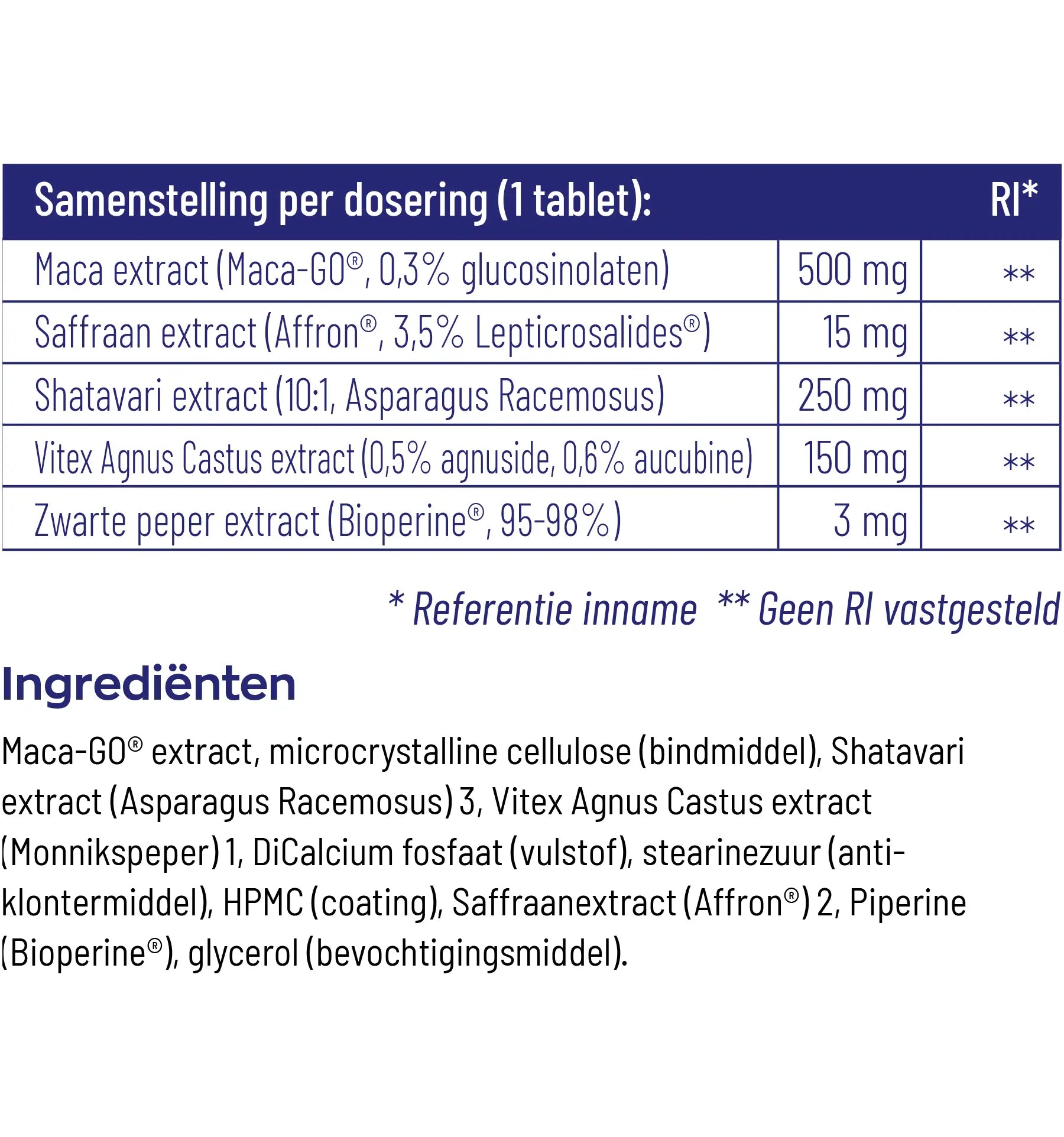 Vitakruid Femme Hormoonsupport voor de vrouw 60 tabletten kopen (afbeelding 4)