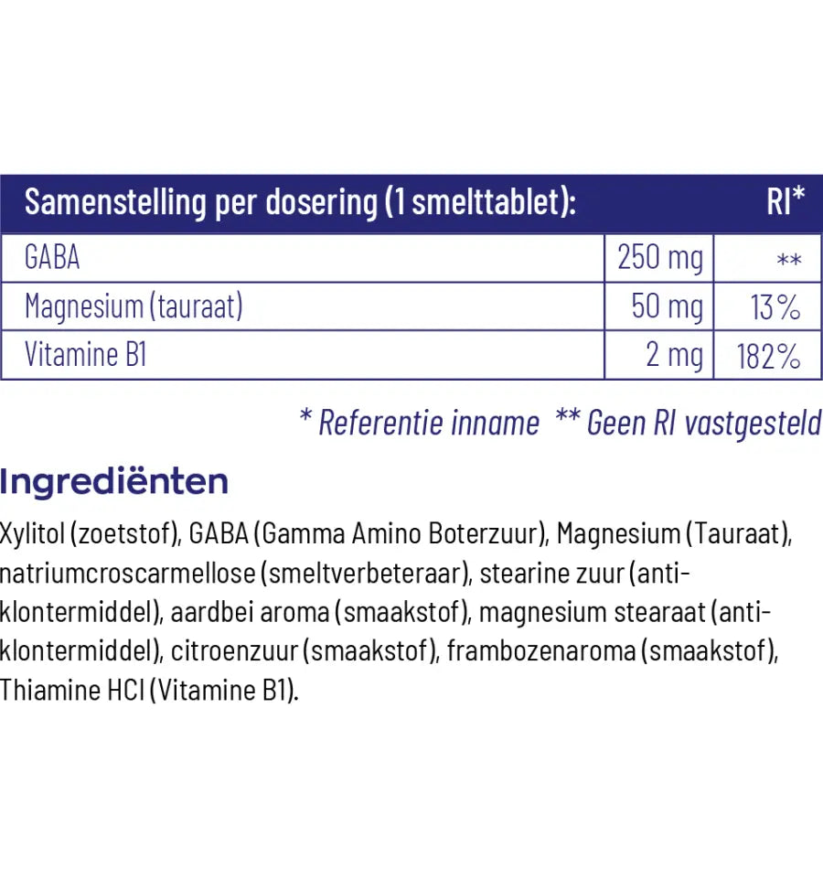 Vitakruid GABA Plus 90 zuigtabletten (afbeelding 4)
