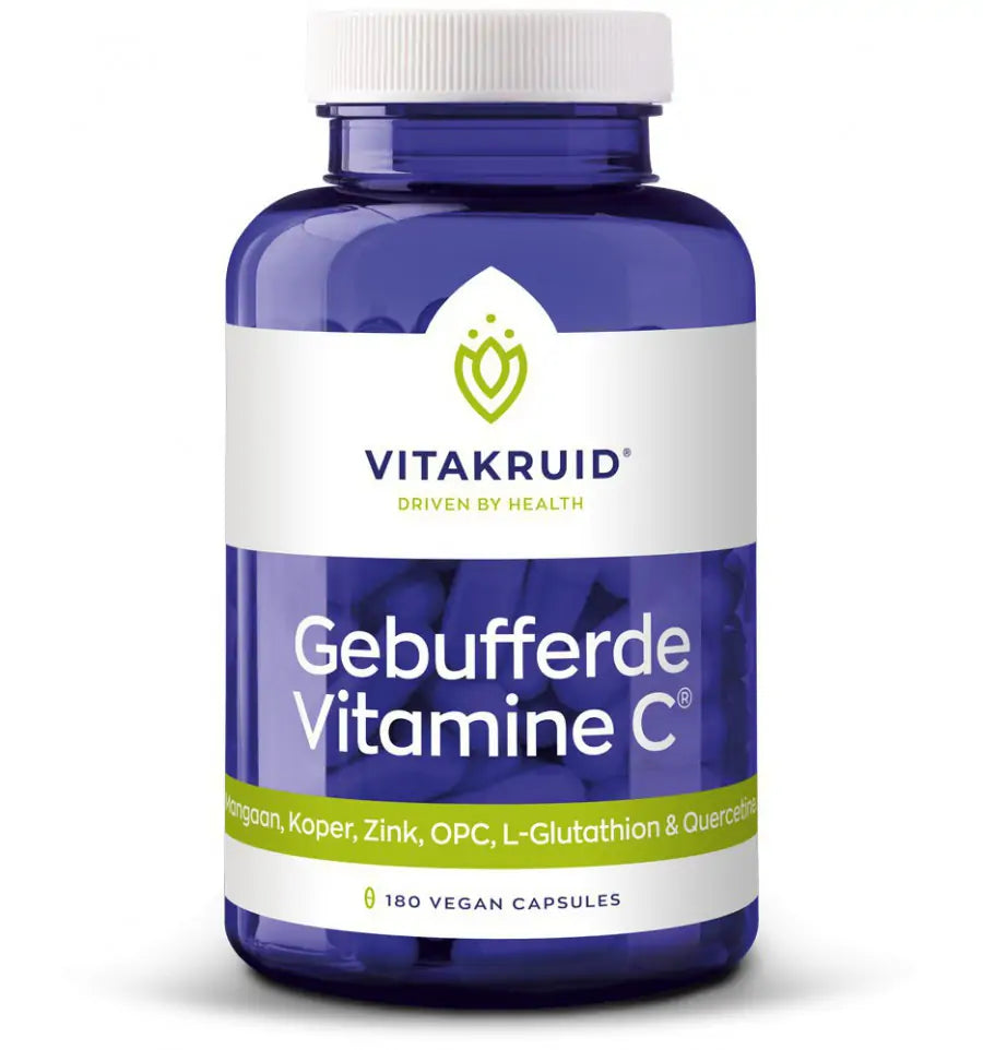 Vitakruid Gebufferde Vitamine C 180 vcaps