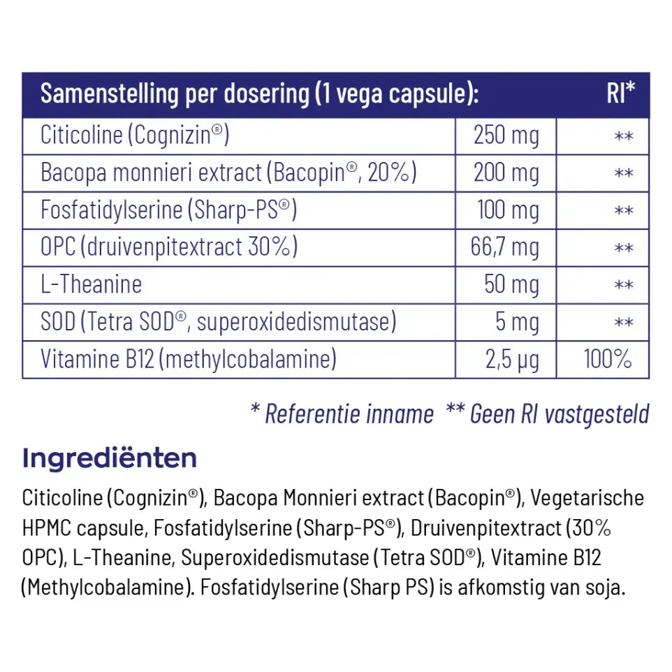 Vitakruid Geheugenformule 60 vcaps